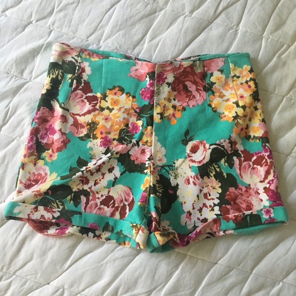 Brandy Melville Floral Shorts